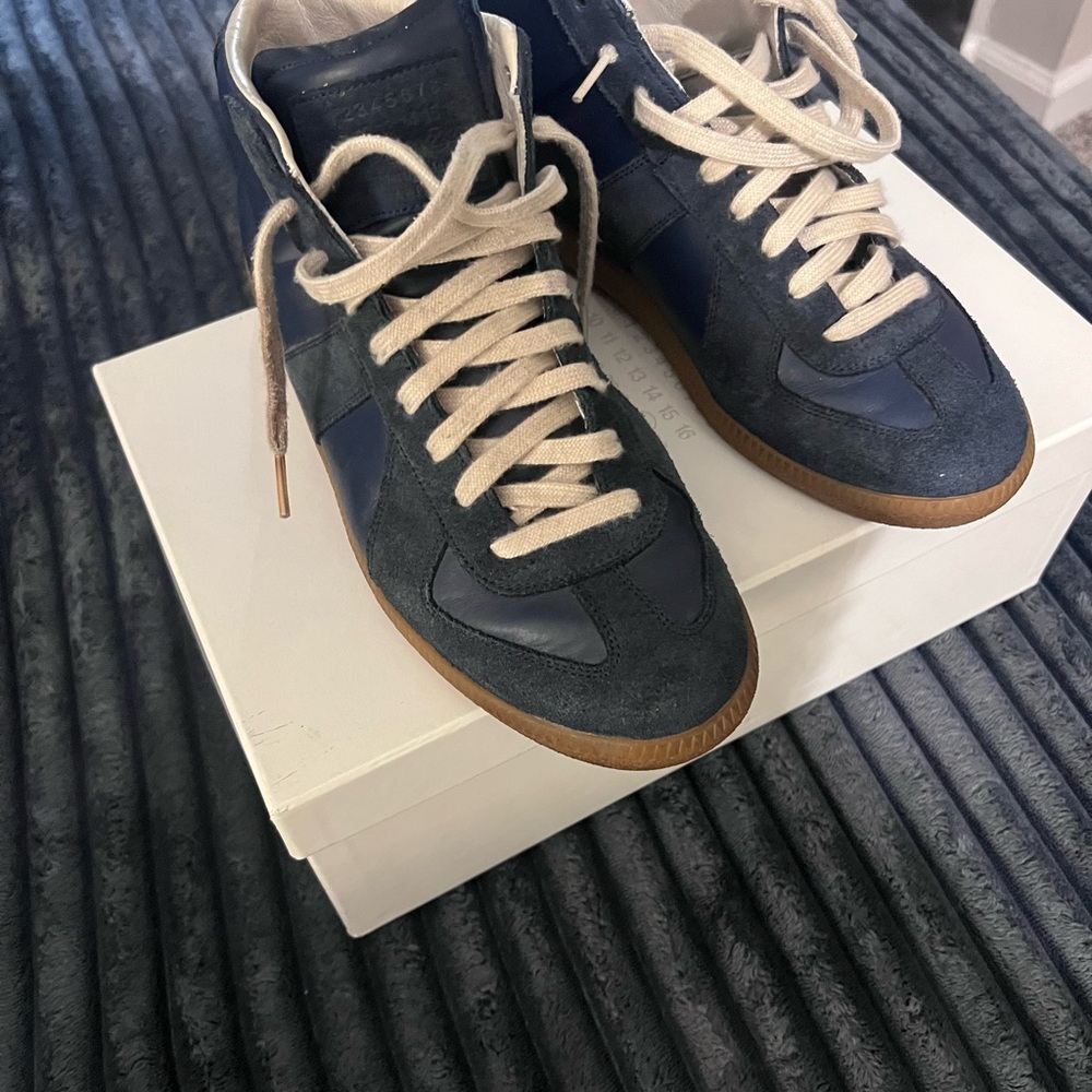 Maison Martin Margiela Dark Blue Sneakers